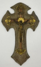 Crucifix antique fabric d'occasion  Expédié en Belgium