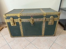 Baule antico metallo usato  Pinerolo