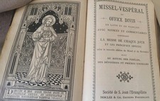 Missel vesperal office d'occasion  Vincennes