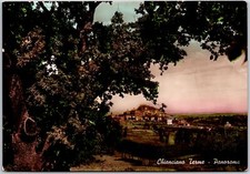 Cartão postal Panorama Chianciano Terme Itália enorme tronco árvores casas terrenos comprar usado  Enviando para Brazil