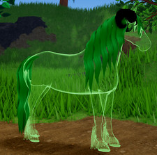 verde com chifres vazios V2 fantasma frísio super raro ilhas de cavalo selvagem branco comprar usado  Enviando para Brazil