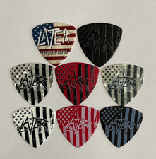 Usado, Conjunto com 8 palhetas de guitarra Tom Araya Slayer Later Flag Signature Tour comprar usado  Enviando para Brazil