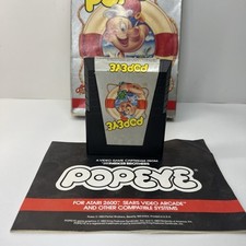 Videogame Popeye Atari 2600 Parker Bros na caixa com instruções testado, usado comprar usado  Enviando para Brazil