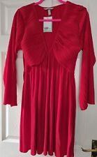 Pleated jersey dress for sale  ST. HELENS