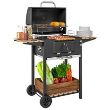 Holzkohlegrill edelstahl fahrb gebraucht kaufen  Hamburg