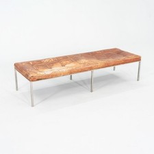 Usado, Banco de aço inoxidável e couro 1960 Gordon Bunshaft e Davis Allen of SOM comprar usado  Enviando para Brazil