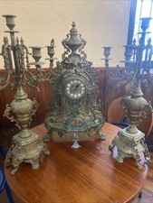 Orologio con candelabri usato  Tufillo