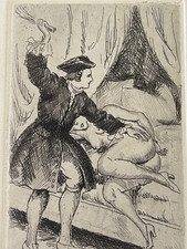 Gravure originale curiosa d'occasion Gravure originale curiosa d'occasion  Neuilly-Plaisance