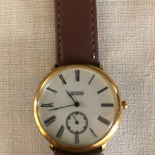Relógio masculino Guess Mov't com pulseira de couro genuíno comprar usado  Enviando para Brazil