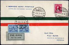 Vatikan 1929 erstflugbrief gebraucht kaufen  Neustadt a.d.Aisch