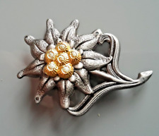CRACHÁ BONÉ DE METAL ALEMÃO ELITE TROPA DE MONTANHA EDELWEISS comprar usado  Enviando para Brazil