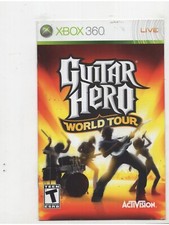 Guitar Hero World Tour Xbox 360 SOMENTE MANUAL Autêntico SEM RASTREAMENTO comprar usado  Enviando para Brazil