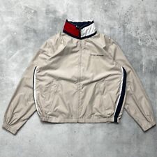 Jaqueta leve vintage anos 2000 Tommy Hilfiger zíper completo bege tamanho M comprar usado  Enviando para Brazil