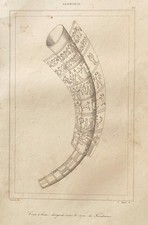 Gravure germanie 1838 d'occasion  Descartes