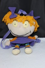 Mochila Rugrats Angelica Pickles cabeça grande vintage década de 1990 17" Nickelodeon, usado comprar usado  Enviando para Brazil