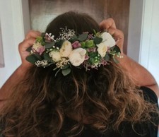 Blumen haarkranz hochzeit gebraucht kaufen  Uhldingen-Mühlhofen