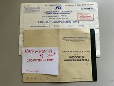 Libretto foglio complementare usato  Rosate