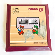 Jogo e relógio POKKA multi tela Super Mario Brothers testado Nintendo 1983 comprar usado  Enviando para Brazil