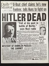 Ww2 1945 newspaper for sale  LYTHAM ST. ANNES