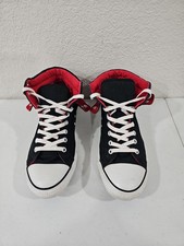 Usado, RARO Tênis Converse All Star Preto Personalizado com Abas Dobráveis Vermelhas Tamanho Masculino 12 comprar usado  Enviando para Brazil