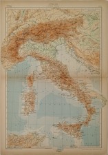 Carta geografica. mappa usato  Roma