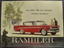 1960 rambler brochure for sale  Olympia