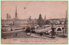 Cpa rouen pont d'occasion  Pouzauges