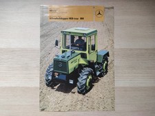 1982 Mercedes-Benz MB-trac 800 Ciągnik na wszystkie koła [DE] - broszura / deplint na sprzedaż  PL