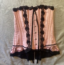 Corset boned pink for sale  DALKEITH