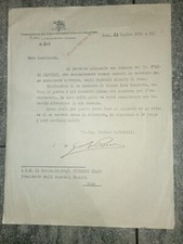 Lettera federazione fasci usato  Roma
