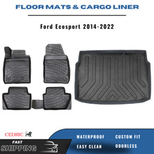 Tapetes de assoalho de carro e forro de carga superior para Ford Ecosport 2014-2022 3D TPE conjunto completo, usado comprar usado  Enviando para Brazil