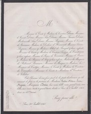 1865 faire part d'occasion  Toulouse-