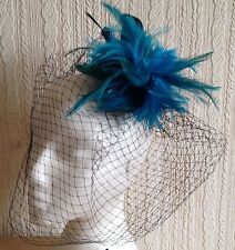Turquoise feather black for sale  SLOUGH