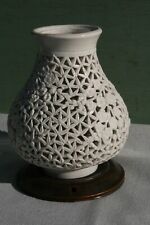 Vase blanc pied d'occasion  France
