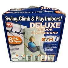 Gym1 Deluxe Playground Indoor Conjunto de 6 Peças COMO VISTO NA TV (PERDENDO O BAR (veja fotos comprar usado  Enviando para Brazil