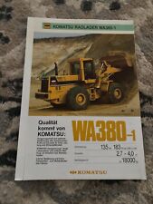 komatsu wheel wa380 loader for sale  Berlin