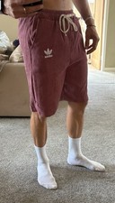 Burgundy corduroy shorts for sale  ASHBOURNE