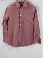 Usado, Camisa masculina Vineyard Vines xadrez branca vermelha manga longa botão para baixo tamanho L 16 comprar usado Usado, Camisa masculina Vineyard Vines xadrez branca vermelha manga longa botão para baixo tamanho L 16 comprar usado  Enviando para Brazil