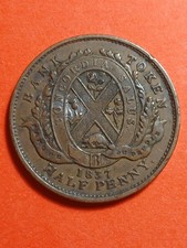 1837 canada half for sale  HAVERHILL