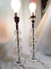 Glass crystal lamps for sale  Penhook