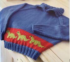 Knitting pattern dinosaur for sale  BEXLEY