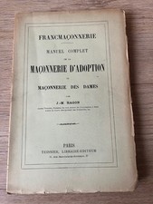 Ragon franc maçonnerie d'occasion  Paris II