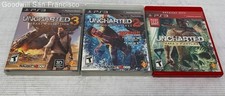 uncharted 1 2 3 ps3 for sale  South San Francisco