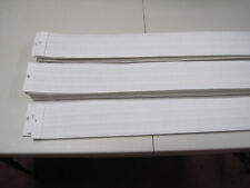 Lote* 24 Usado*Estores Verticais Tecido Branco 3,5”Slats APENAS*44,5"L comprar usado  Enviando para Brazil