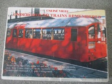 Underground trains remembered for sale Underground trains remembered for sale  GREAT YARMOUTH
