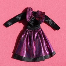 Robe noire prune d'occasion  Cerisy-la-Salle