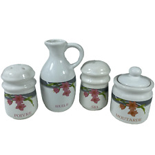 Salière poivrière huilier d'occasion  Massy
