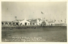 Cartão Postal Foto Real. 1932. "Vila Olímpica, La, administrativa de construção e entrada principal"., usado comprar usado  Enviando para Brazil