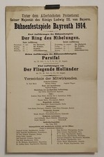 Bayreuth festival 1914 d'occasion Bayreuth festival 1914 d'occasion  Paris XII