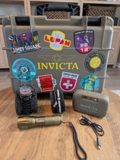 Pacote de relógio Invicta Subaqua Noma V cronógrafo suíço aço inoxidável preto 24101 comprar usado  Enviando para Brazil